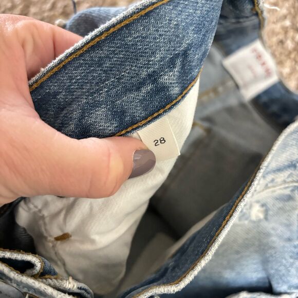 FRAME Denim Le Original High Rise Skinny Rigid Re-Release Distressed Jeans - Picture 8 of 9